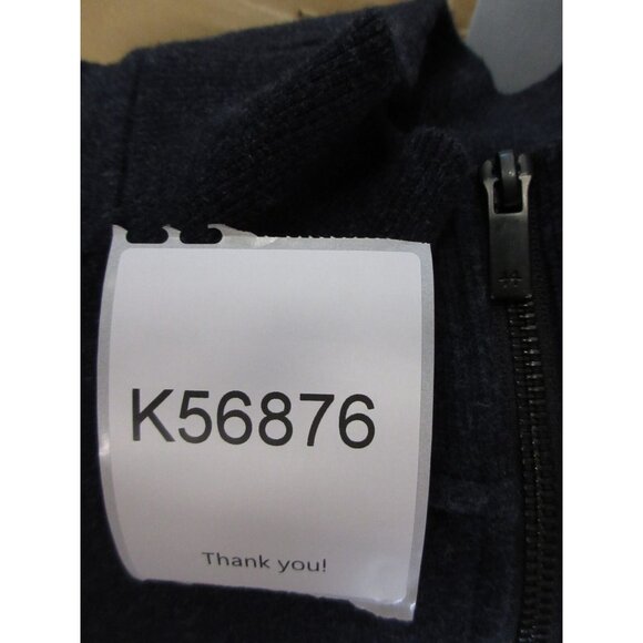 Naadam Sweater Large Cashmere Cotton 1/4 Zip Pullover Minimalist Knit - Picture 10 of 10